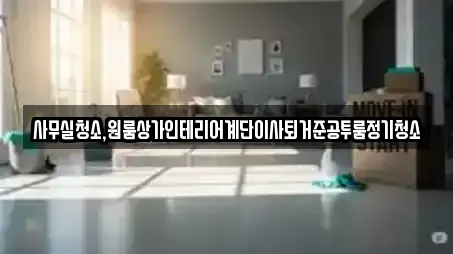 사무실청소,원룸상가인테리어계단이사퇴거준공투룸정기청소