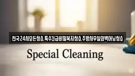 전국24시모든청소.특수긴급비밀복지청소.주방사무실외벽어닝청소