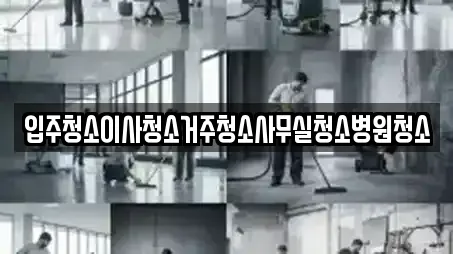 입주청소이사청소거주청소사무실청소병원청소