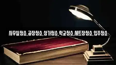 사무실청소,공장청소,상가청소,학교청소,세트장청소,입주청소