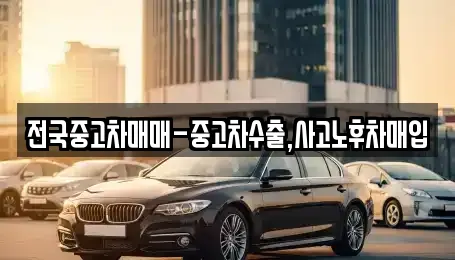 전국중고차매매-중고차수출,사고노후차매입