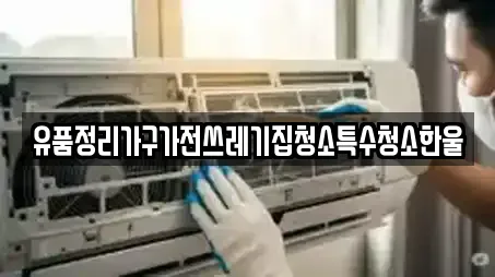 유품정리가구가전쓰레기집청소특수청소한울