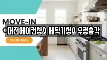 대전에어컨청소 세탁기청소 우렁총각