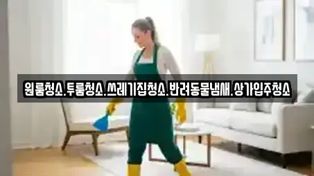 원룸청소.투룸청소.쓰레기집청소.반려동물냄새.상가입주청소