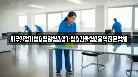 사무실정기청소병원청소상가청소건물청소용역전문업체
