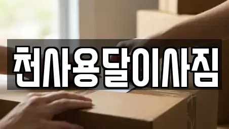 천사용달이사짐