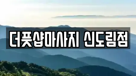 더풋샵마사지 신도림점