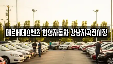 메르세데스벤츠 한성자동차 강남자곡전시장