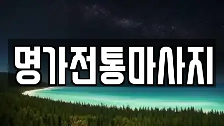 명가전통마사지