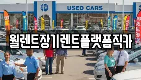 월렌트장기렌트플랫폼직카