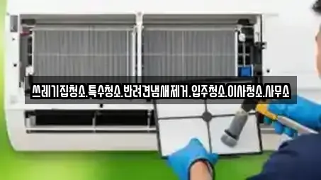 쓰레기집청소.특수청소.반려견냄새제거.입주청소.이사청소.사무소