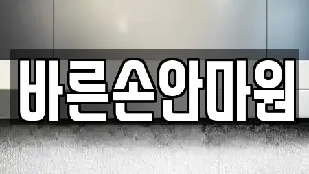 바른손안마원