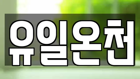 유일온천