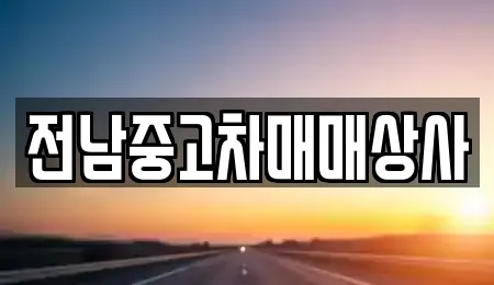 전남중고차매매상사