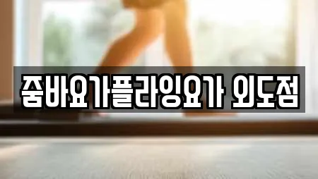 줌바요가플라잉요가 외도점