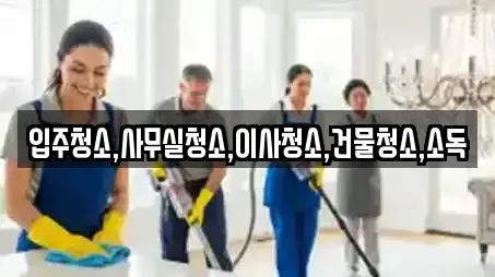 입주청소,사무실청소,이사청소,건물청소,소독