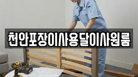 천안포장이사용달이사원룸