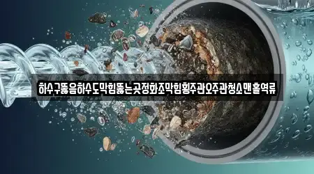 하수구뚫음하수도막힘뚫는곳정화조막힘횡주관오주관청소맨홀역류