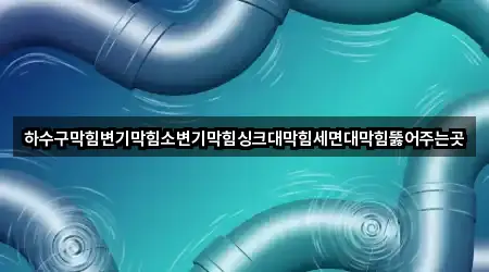 하수구막힘변기막힘소변기막힘싱크대막힘세면대막힘뚫어주는곳