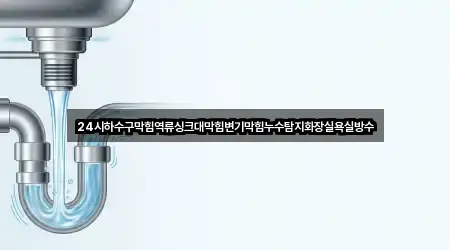 24시하수구막힘역류싱크대막힘변기막힘누수탐지화장실욕실방수