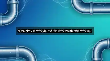 강원특별자치도 강릉 초당동 누수 공사 심야 운영 3곳