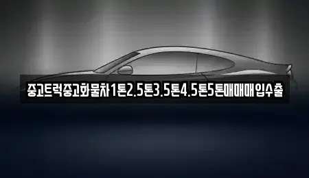 강원특별자치도 강릉시 장현동 중고차 전문 중고트럭중고화물차1톤2.5톤3.5톤4.5톤5톤매매매입수출