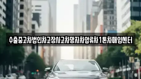 강원특별자치도 강릉시 장현동 중고차매입 전문 수출중고차법인차고장사고차망자차압류차1톤차매입센터