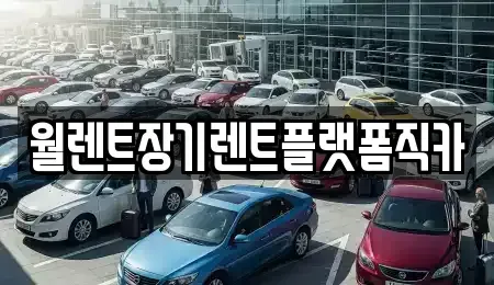 경기 용인시 장기렌트카 전문 월렌트장기렌트플랫폼직카