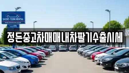 경기도 동두천시 걸산동 중고차매매 전문 정든중고차매매내차팔기수출시세