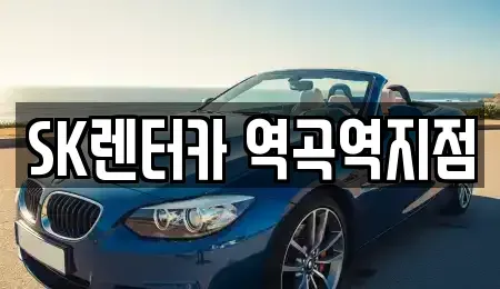 경기도 부천시 소사구 장기렌트카 전문 SK렌터카 역곡역지점