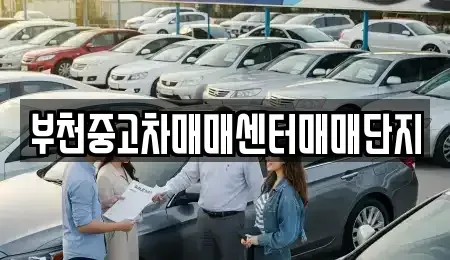 경기도 부천시 오정구 여월동 중고차매매 전문 부천중고차매매센터매매단지