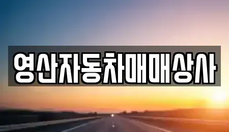 경남 창녕군 영산면 중고차매매 전문 영산자동차매매상사