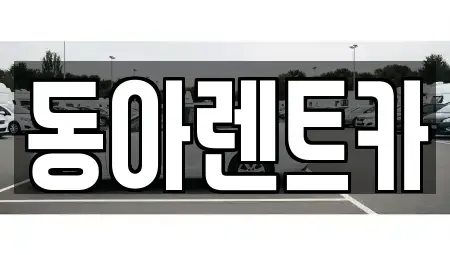 경남 창원시 마산합포구 산호동 렌트카 전문 동아렌트카