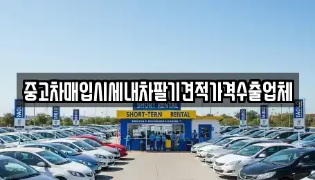 경남 창원시 마산회원구 봉암동 중고차매입 전문 중고차매입시세내차팔기견적가격수출업체