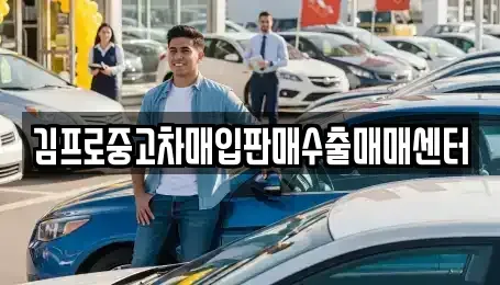 경북 안동시 광석동 중고차매매 전문 김프로중고차매입판매수출매매센터