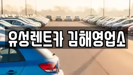 경상남도 김해시 대성동 렌트카 전문 유성렌트카 김해영업소