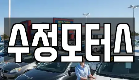 대전 동구 구도동 중고차 전문 수정모터스