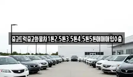 대전광역시 유성구 덕진동 중고차 전문 중고트럭중고화물차1톤2.5톤3.5톤4.5톤5톤매매매입수출