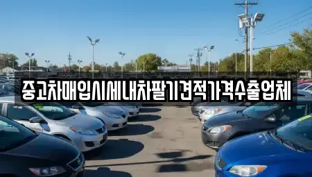 부산광역시 영도구 봉래동2가 중고차매입 전문 중고차매입시세내차팔기견적가격수출업체