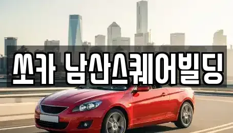 서울특별시 중구 충무로3가 렌트카 전문 쏘카 남산스퀘어빌딩