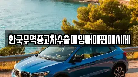충청북도 증평군 중고차 전문 한국무역중고차수출매입매매판매시세